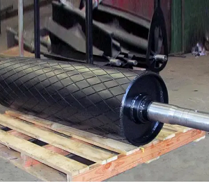 Rubber lagging Drum pulley